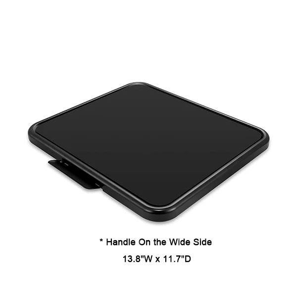 Kitchen Appliance Sliding Tray,Coffee Maker Rolling Tray Under Cabinet Appliance Organizer Toaster Blender Air Fryer Stand Mixer Countertop Storage Moving Slider (Steel, 13.8"W x 11.7"D)