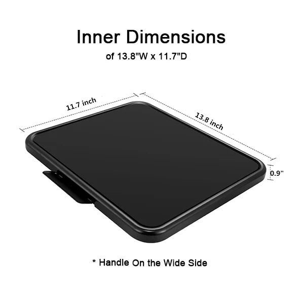 Kitchen Appliance Sliding Tray,Coffee Maker Rolling Tray Under Cabinet Appliance Organizer Toaster Blender Air Fryer Stand Mixer Countertop Storage Moving Slider (Steel, 13.8"W x 11.7"D)