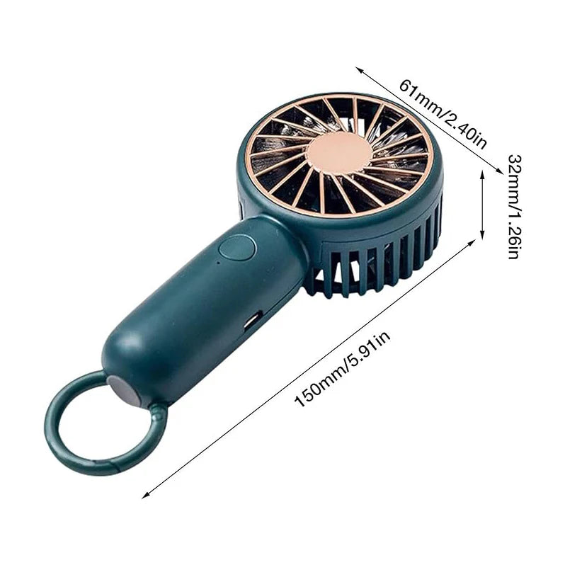 Handheld Fan Portable Fan USB Fan Handheld Fan Carabiner Outdoor Fan Portable USB Pocket Fan For Working And Travel Hand Fan Hand Held Fan
