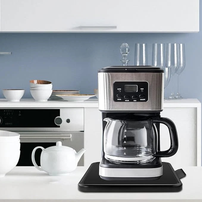 Kitchen Appliance Sliding Tray,Coffee Maker Rolling Tray Under Cabinet Appliance Organizer Toaster Blender Air Fryer Stand Mixer Countertop Storage Moving Slider (Steel, 13.8"W x 11.7"D)