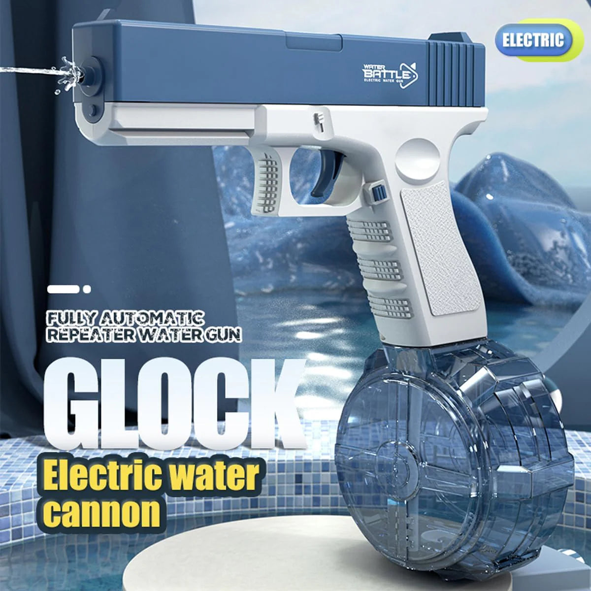 Electric Automatic Water Gun- 492 CC Dual Tank, for Adults & Kids, Ideal for Pool, Beach & Outdoor Summer Fun