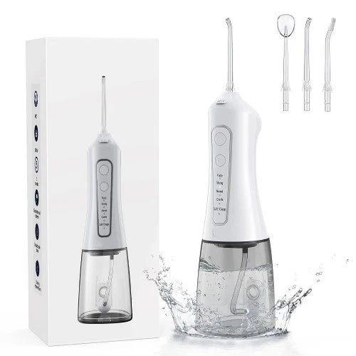 Portable Electric Water Flosser with 5 Pressure Modes and 300ml Water Tank for Oral Care, USB Rechargeable for Teeth, Gums, Braces, Dental Care